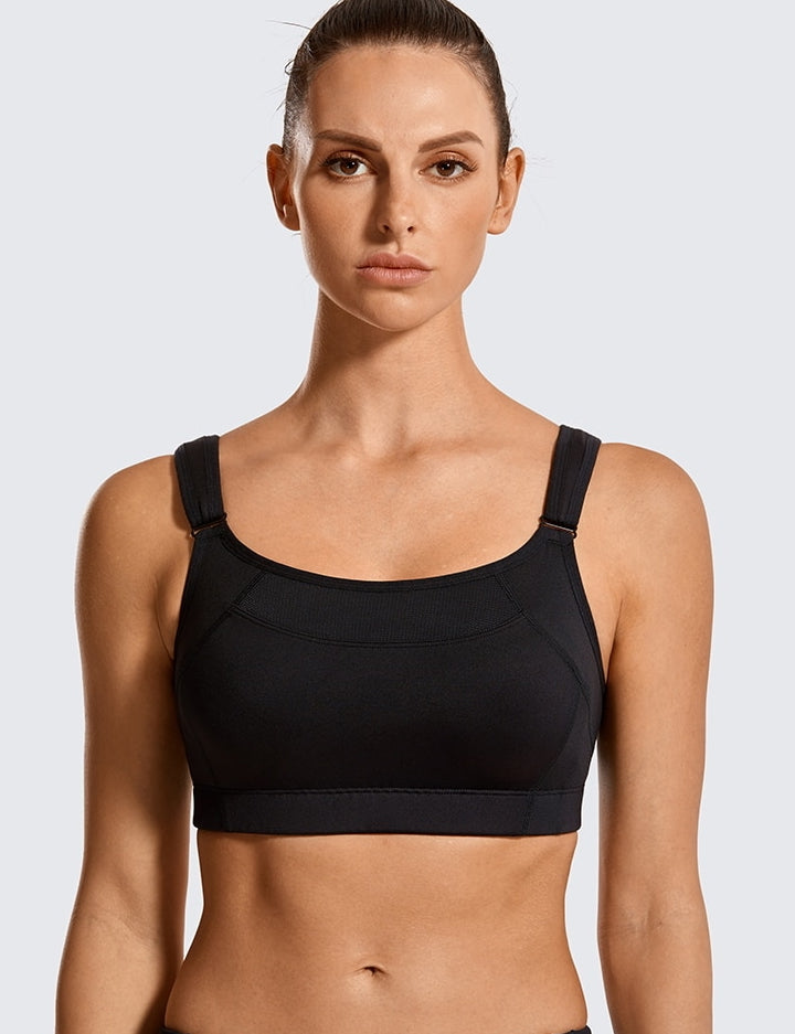 SYROKAN Women's Underwire Push Up Firm Support Contour High Impact Sports  Bra, Black, 90C : Buy Online at Best Price in KSA - Souq is now :  Fashion