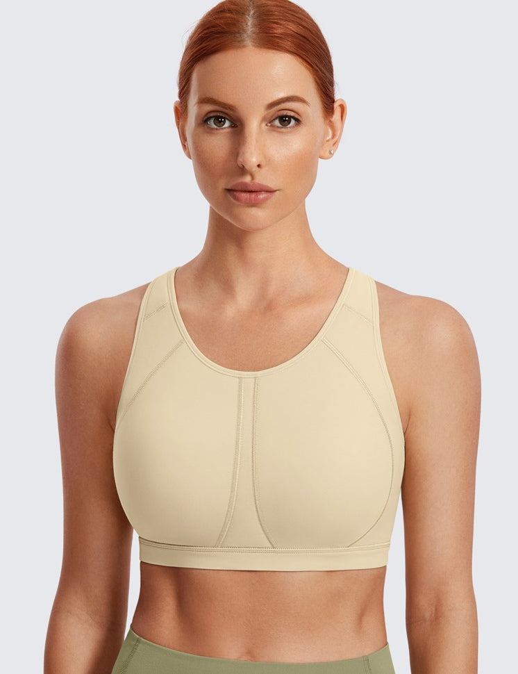 Syrokan 40H Sports Bra Wirefree Adjustable Straps Racerback Full Support –  IBBY
